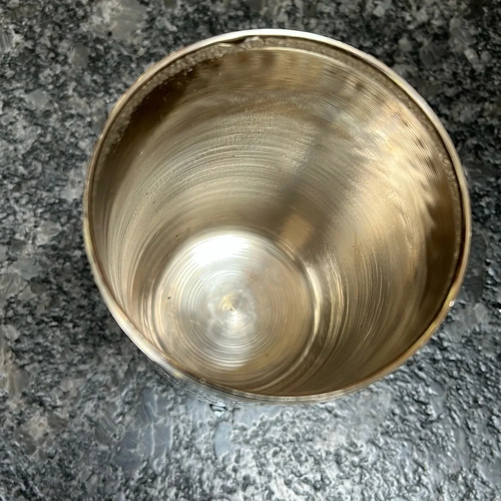 Silver Plated Etched 12.5” Double Screwtop Bottle Shaker